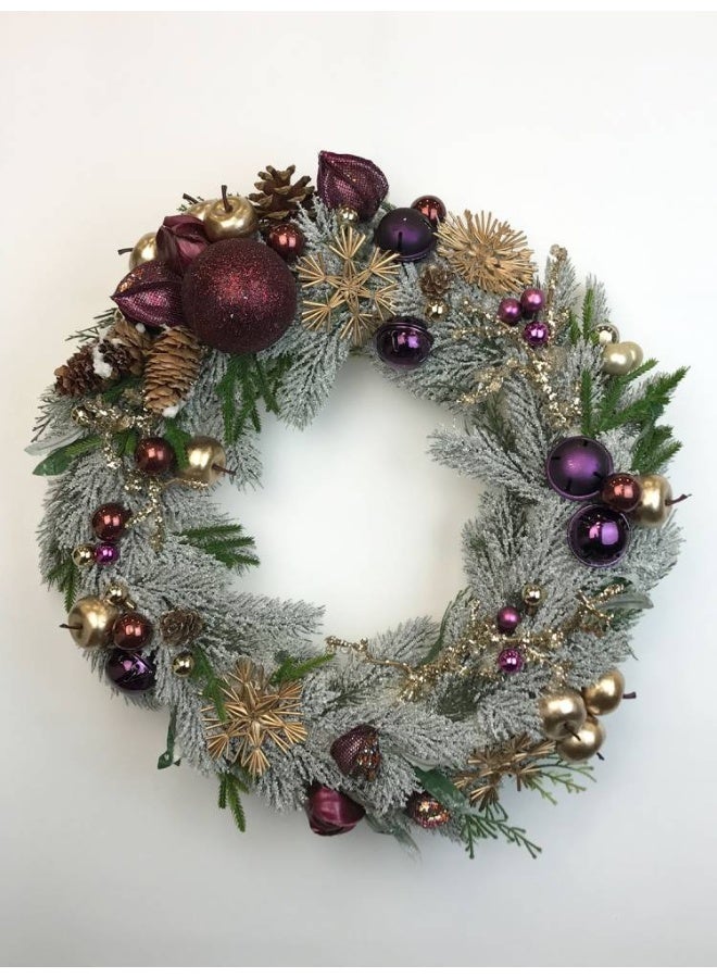 TORY Flowers & Home decor إكليل عيد الميلاد "ليلة عيد الميلاد"