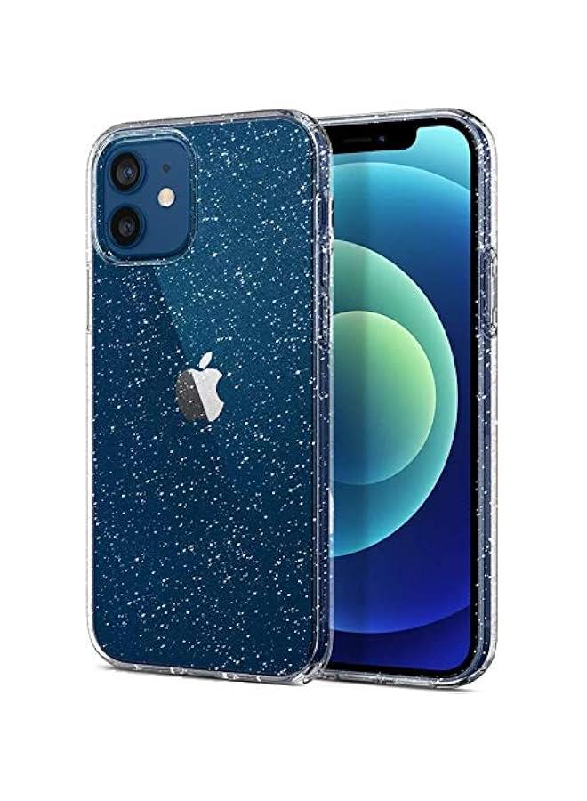 Arabest Compatible with iPhone 12 and 12 Pro Case, Slim Fit Hybrid Glitter Bling Sparkly Case for Women Shockproof Protective Flexible Bumper Cover for iPhone 12/12 Pro 6.1-Inch 2020, Clear Glitter - Image 1