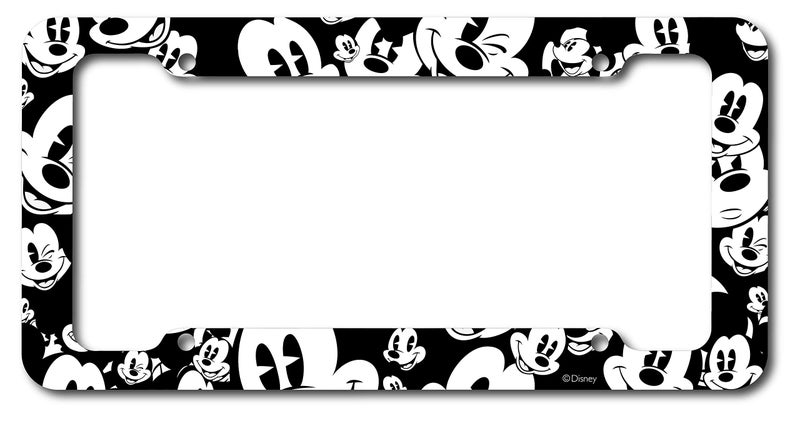 CHROMA 42563 Disney Mickey Mouse Emoji Heads Plastic Frame, 1 Pack, BLACK AND WHITE - Image 2