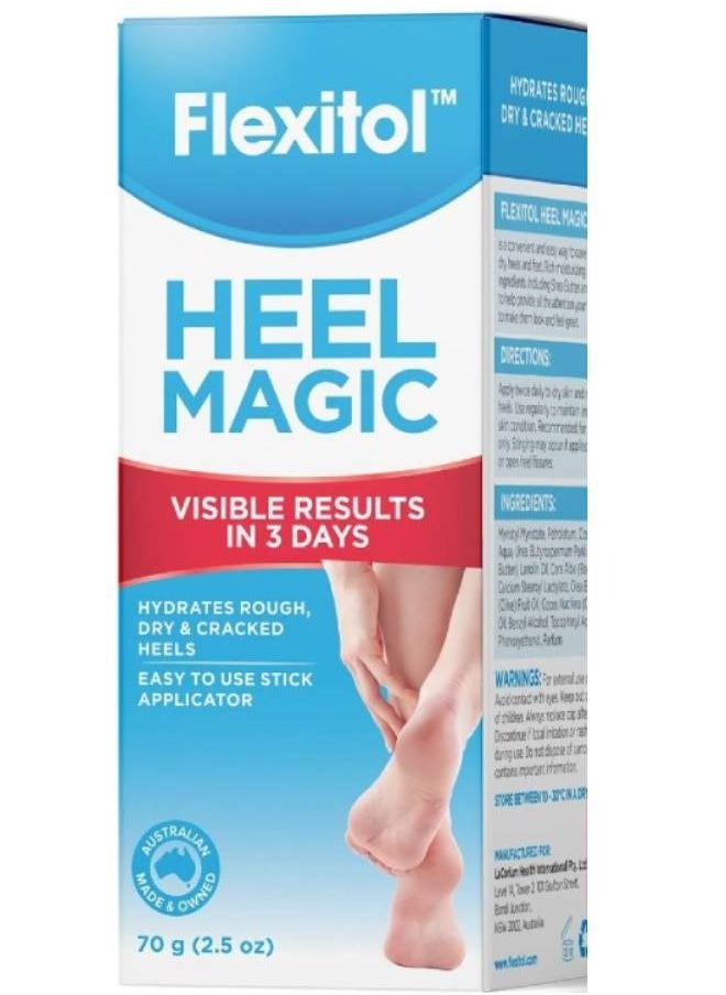 Flexitol Heel Magic Cream Hydrates Rough Dry And Cracked Heels - 70 Gm  - Image 2