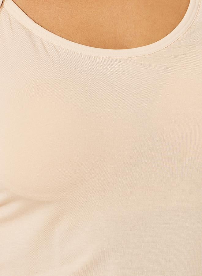 Styli Solid Scoop Neck Tank Slip with In-Built Bra  - Image 3