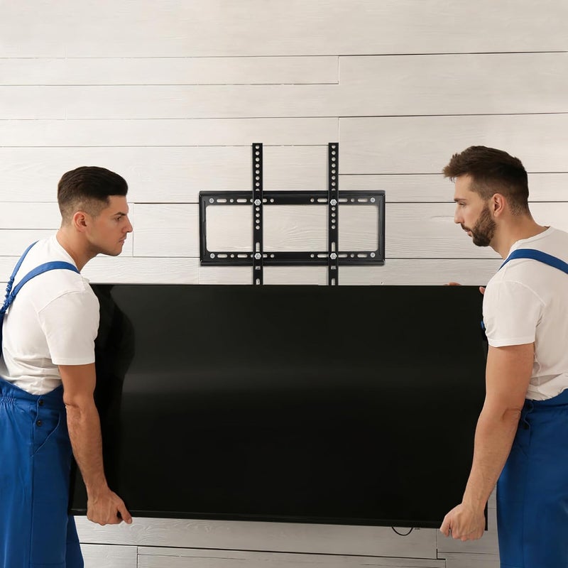 Alasum Adjustable Tv Wall Mount Bracket with Screws Kit for 26-63 Inch Flat Screen Tvs Black for Tight Spaces Fixed LED LCD Plasma Screen Holder - Image 5