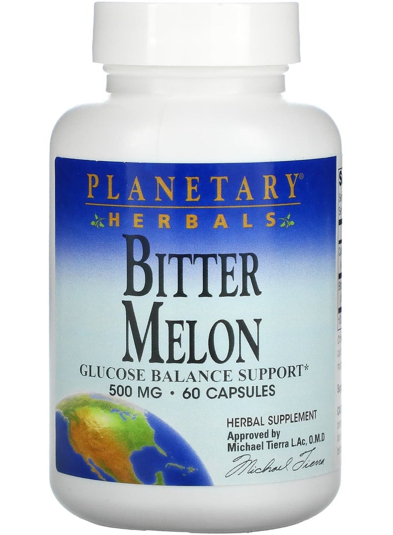 Bitter Melon, 500 mg, 60 Capsules (250 mg Per Capsule)
