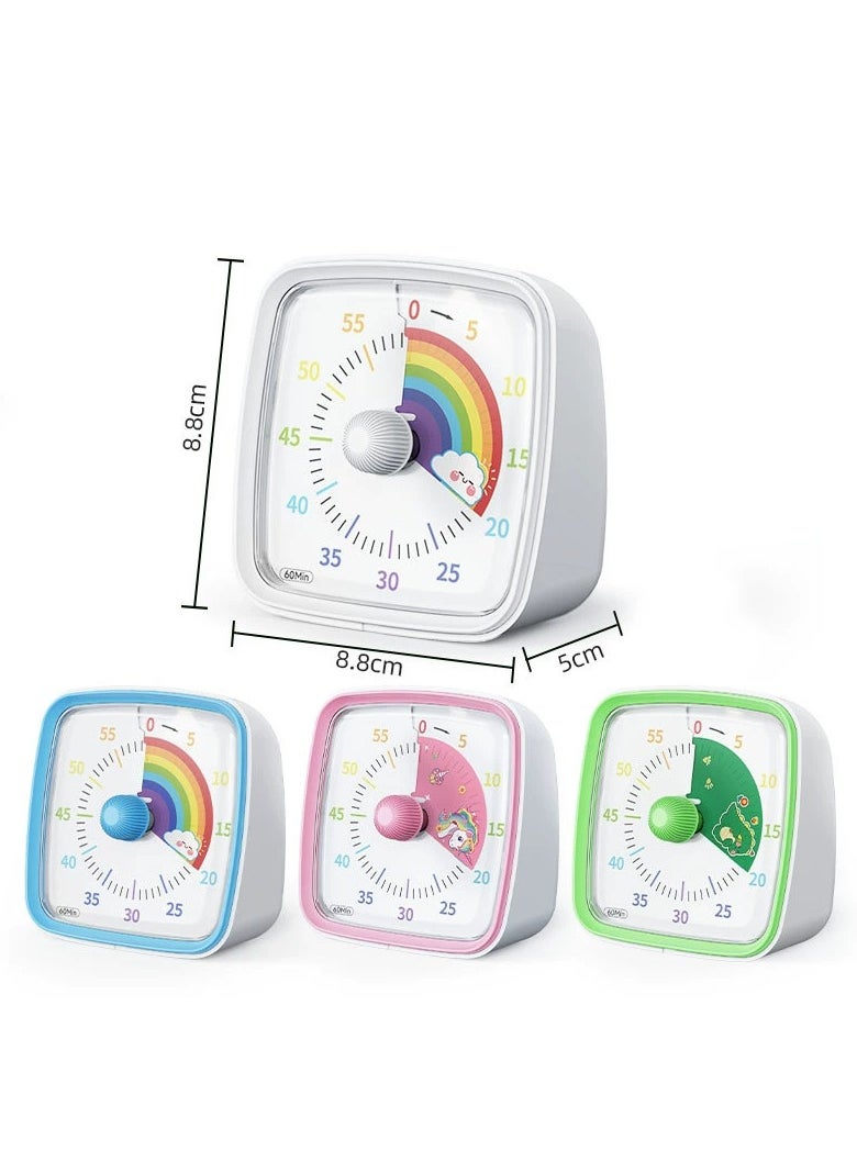 Generic - Timer 60 Minutes Visual Timer Desk Countdown Clock for Kids and Adults, Kitchen Timer Cooking Pomodoro Technique Timer Productivity, Time Management Tool for Teaching Classroom - Image 1