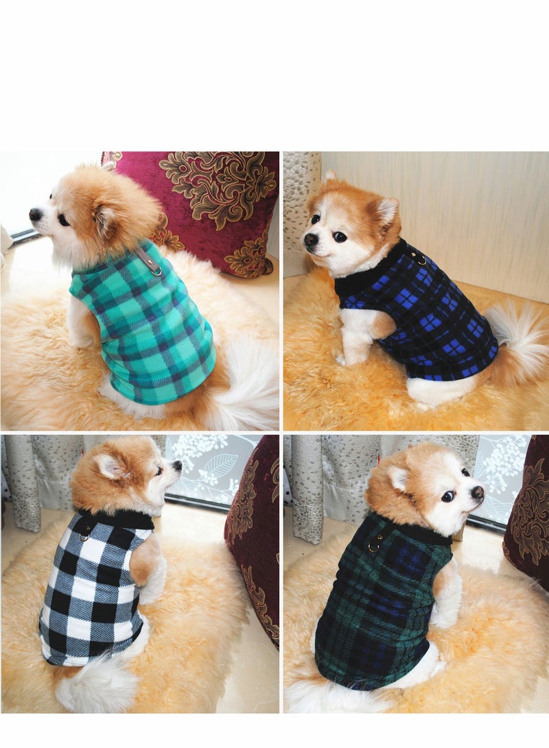 Warm Fleece Sweaters for Dogs - 6 Pack Winter Outfits for Puppies and Cats, Cozy Pet Apparel - Image 4