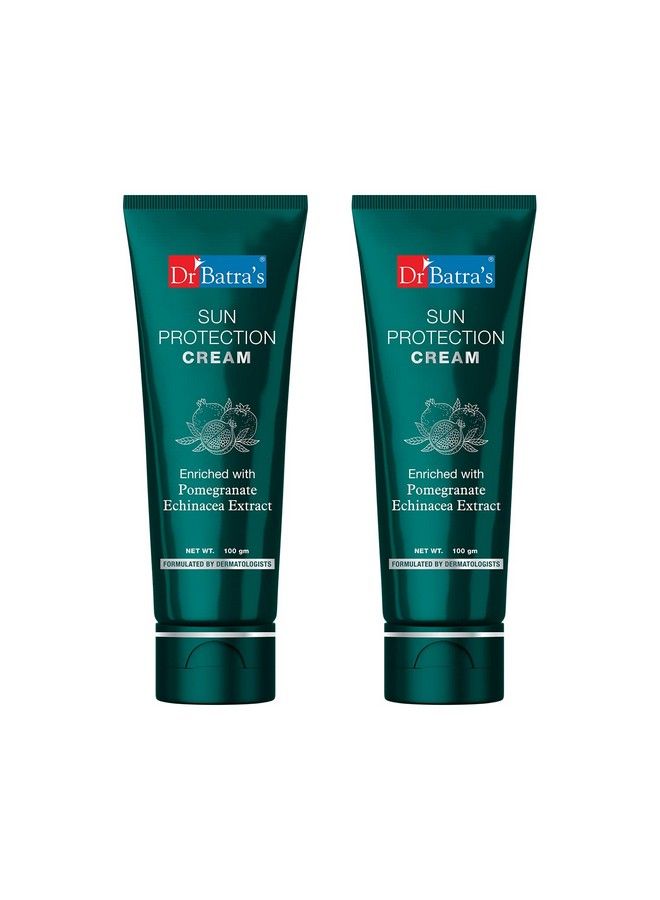 Dr Batra's Sun Protection Cream Sunscreen Spf 30 Enriched With Echinacea Suitable For Indian Condition Prevention From Skin Ageing 100G Pack Of 2 - Image 2