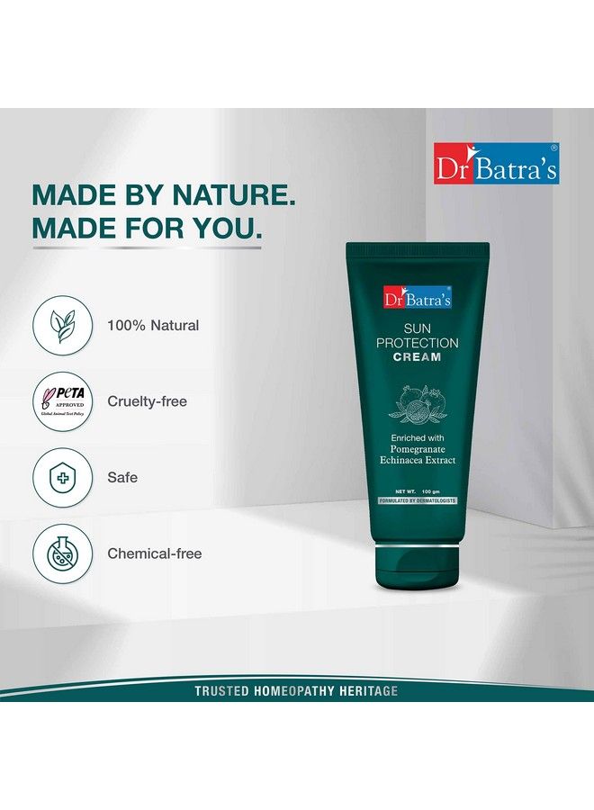 Dr Batra's Sun Protection Cream Sunscreen Spf 30 Enriched With Echinacea Suitable For Indian Condition Prevention From Skin Ageing 100G Pack Of 2 - Image 4