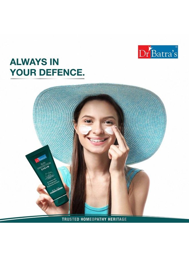 Dr Batra's Sun Protection Cream Sunscreen Spf 30 Enriched With Echinacea Suitable For Indian Condition Prevention From Skin Ageing 100G Pack Of 2 - Image 3