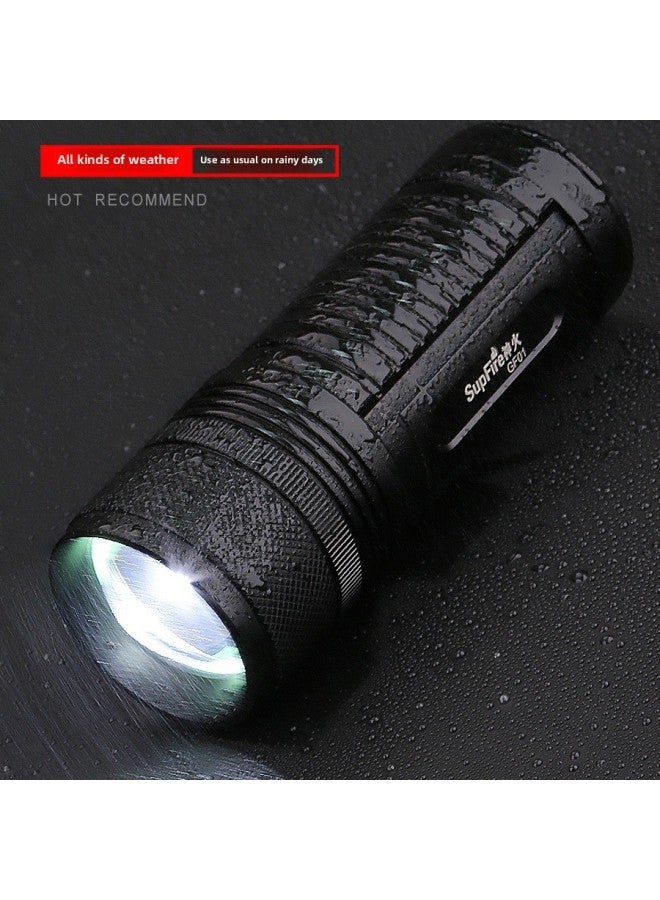 Shenhuo Strong Light Fishing Lamp Telescopic Focusing Four-color Light Source Waving Induction Black Pit Night Fishing Artifact Can Be Used As Charging Treasure-Color:Gf01 (without Bracket)  - Image 3