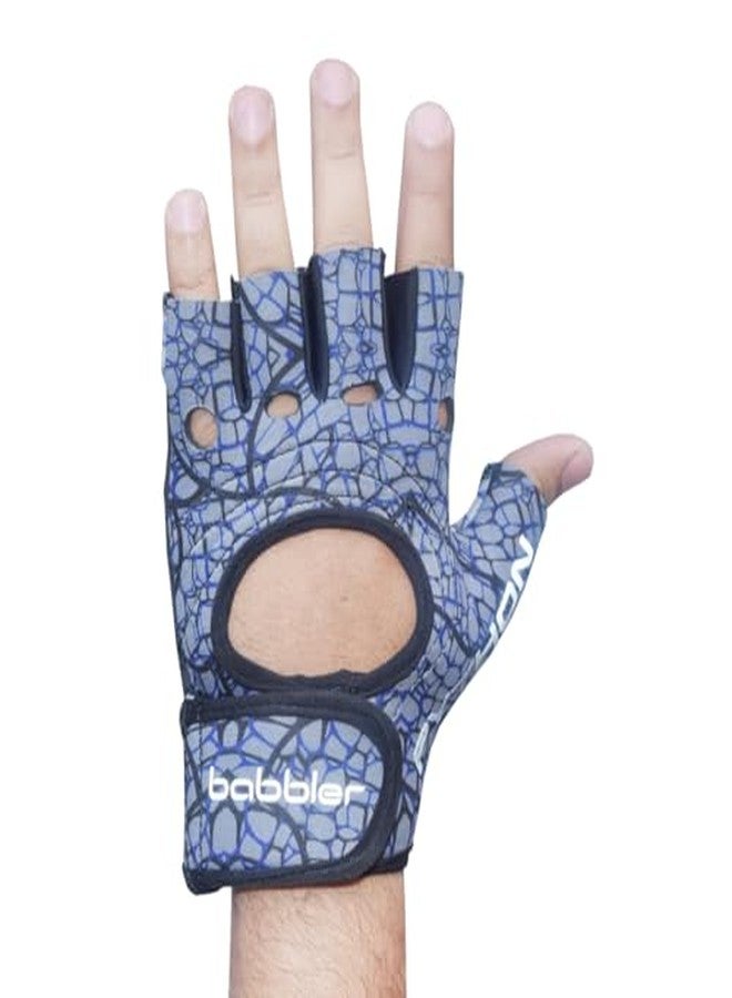BABBLER Python BG-221 Grey Large PU Weightlifting Gym Gloves for Men & Women - Image 5