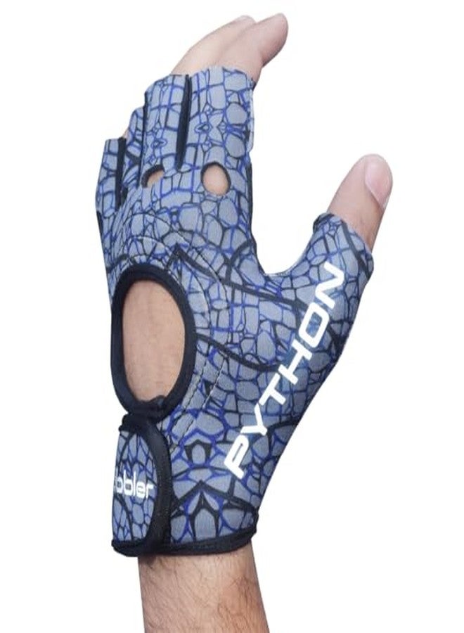 BABBLER Python BG-221 Grey Large PU Weightlifting Gym Gloves for Men & Women - Image 3