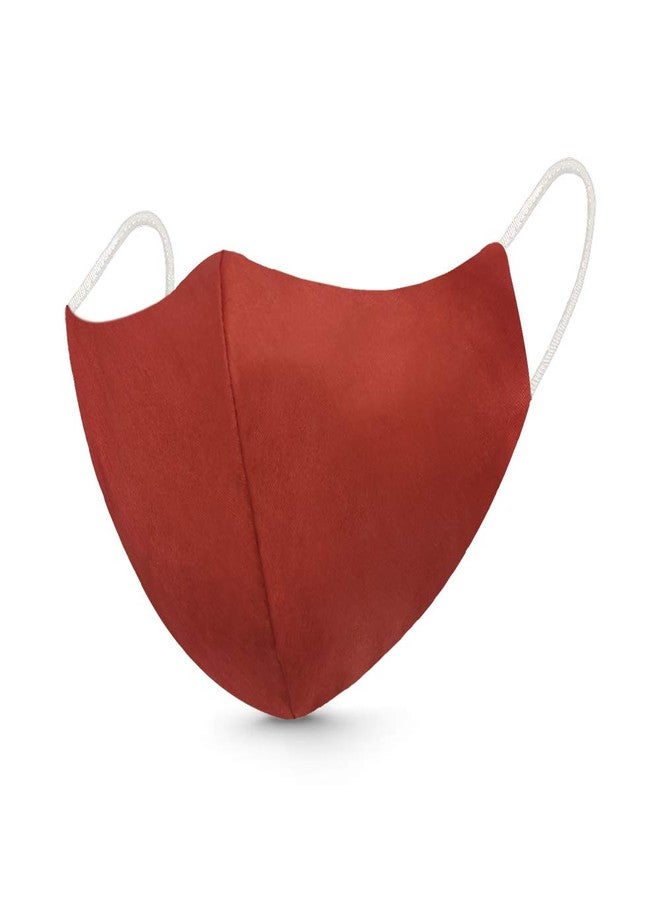 zebaya Unisex Fashion Mask. 3 Layer of Protection. (Pack of 5 Nos). Washable & Reusable Skin Friendly Fabric with Soft Ear Bands. - Image 3