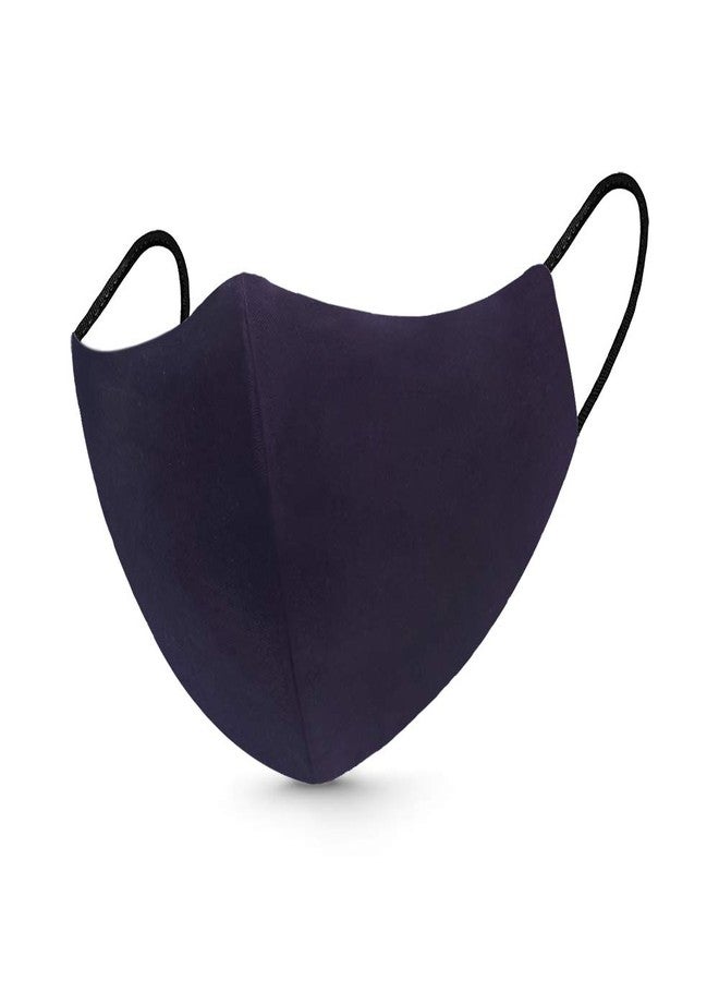 zebaya Unisex Fashion Mask. 3 Layer of Protection. (Pack of 5 Nos). Washable & Reusable Skin Friendly Fabric with Soft Ear Bands. - Image 4