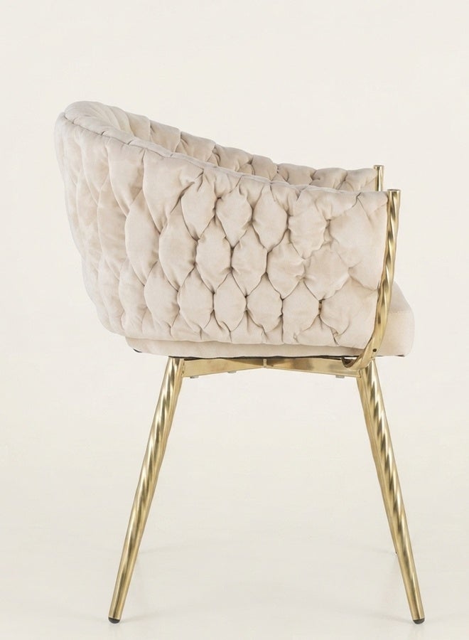 Aura Velvet Accent Chair - Image 2