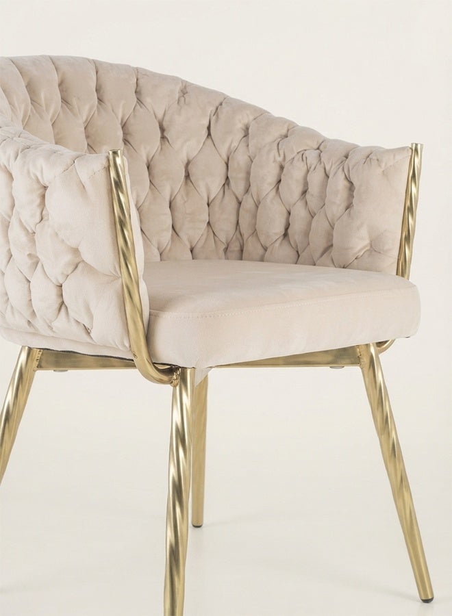 Aura Velvet Accent Chair - Image 3