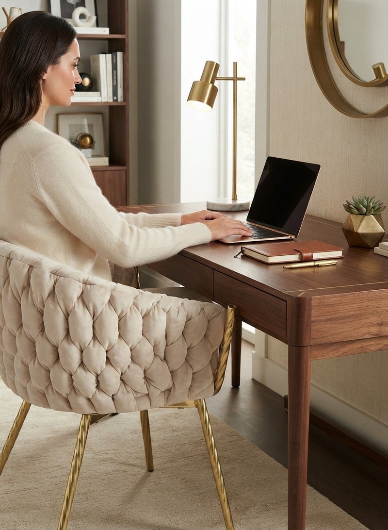 Aura Velvet Accent Chair - Image 4