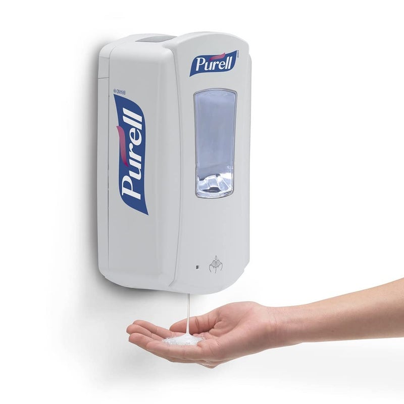 PURELL LTX-12 Touch-Free Hand Sanitizer Dispenser, White, for PURELL LTX-12 1200 mL Hand Sanitizer Refills (Pack of 1) - 1920-01 - Image 2