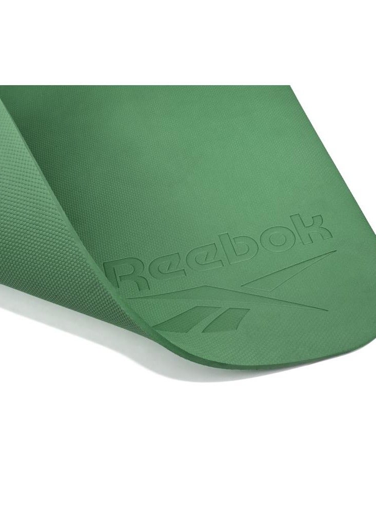 ريبوك حصيرة يوغا بسماكة 6 مم باللون الأخضر الداكن – مقاومة للانزلاق ومبطنة لراحة التمارين – مثالية لليوغا والبيلاتس - Image 4