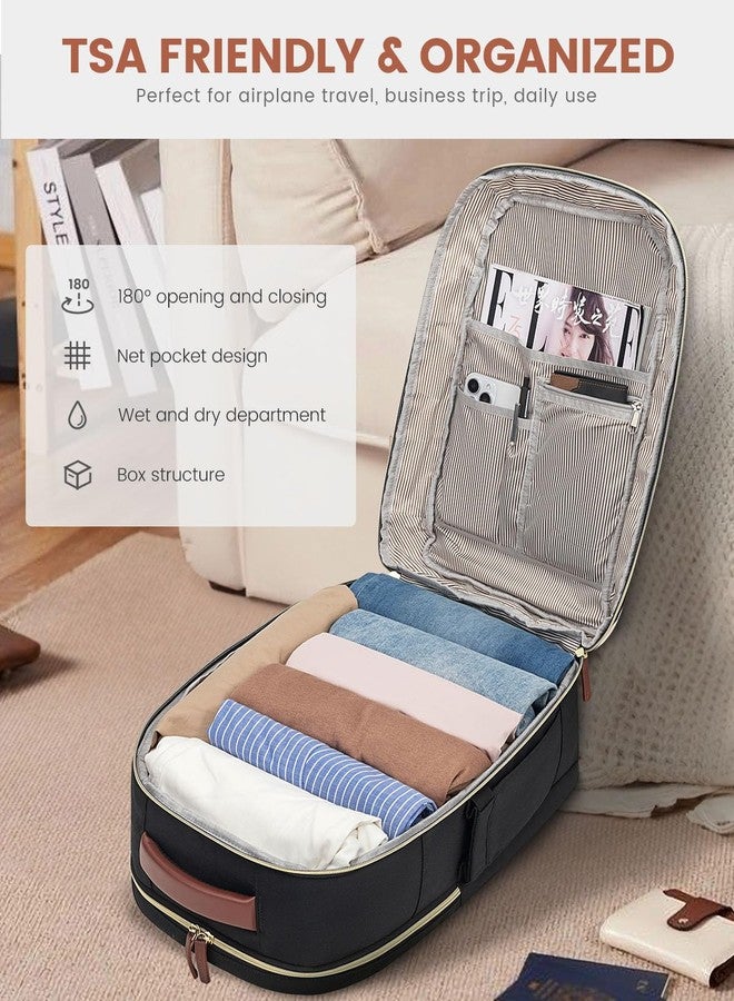 لوف فوك حقيبة ظهر للسفر من لوففوك للنساء والرجال، أسود رمادي، 40 لتر - 17.3 بوصة - 3 قطع - Image 5