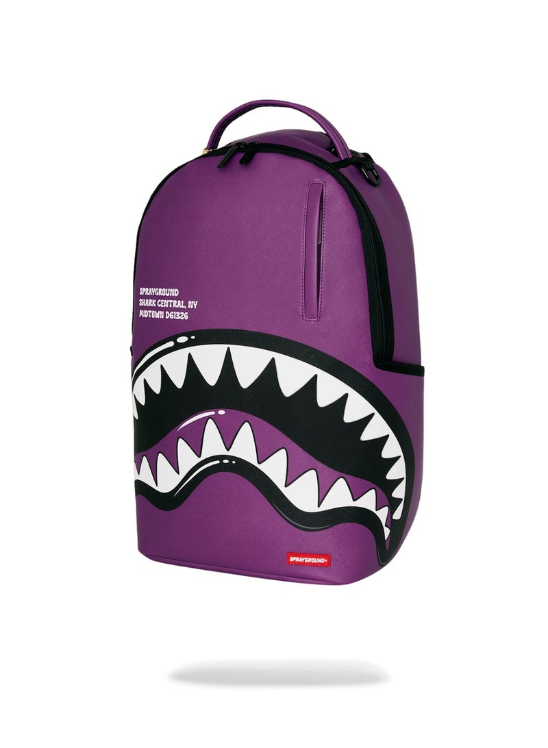SPRAYGROUND SHARK CENTRAL BUBBLY PURPLE DLXSV BACKPACK - Image 5