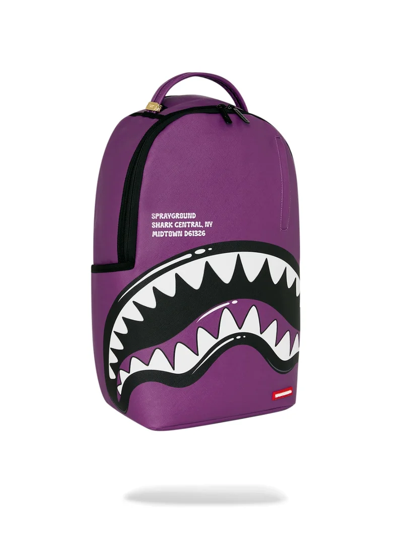 Sprayground SHARK CENTRAL BUBBLY PURPLE DLXSV BACKPACK
