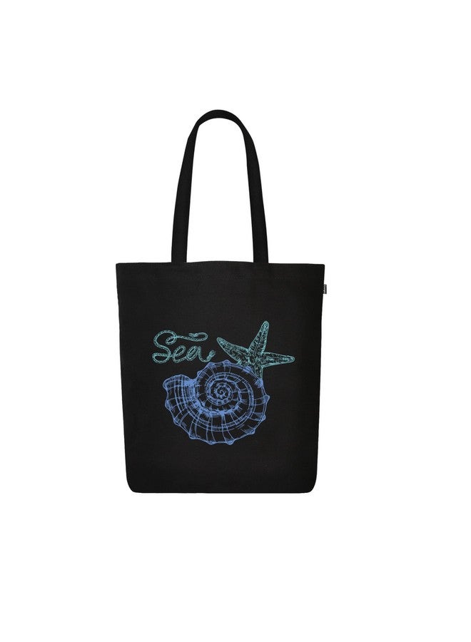 Ecoright Canvas Tote Bags for Women with Zip, College Bag for Girls, 100% Organic Cotton Tote Bag for Shopping, Travel & beach bags for women - Image 1