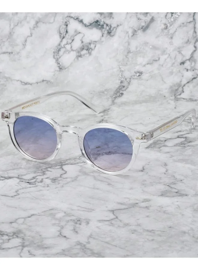  اكسبليست باوتس نظارات شمسية أنيقة للجنسين من جيمس كلير بتدرج أزرق إلى وردي