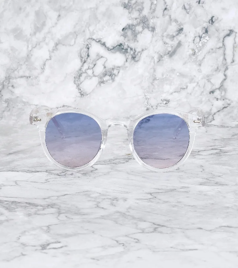  اكسبليست باوتس نظارات شمسية أنيقة للجنسين من جيمس كلير بتدرج أزرق إلى وردي