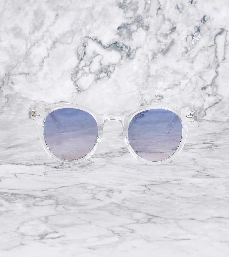  اكسبليست باوتس نظارات شمسية أنيقة للجنسين من جيمس كلير بتدرج أزرق إلى وردي - Image 2