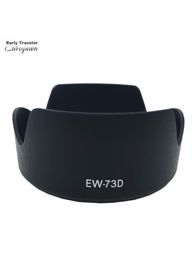 Earlymen Early Traveler Compatible With Canon Rp Kit Rf24-105Mm F4-7.1 Is Stm Lens/90D Kit 18-135Mm F/3.5-5.6 Is Usm Lens Lens Hood Ew-73D - Image 1