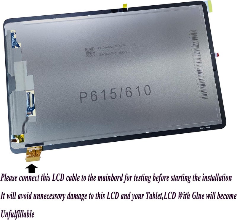 Eaglewireless LCD Display Touch Screen Digitizer Assembly Replacement for Samsung Galaxy Tab S6 Lite P610 SM-P610 SM-P615 10.4+Tools&Tape - Image 2