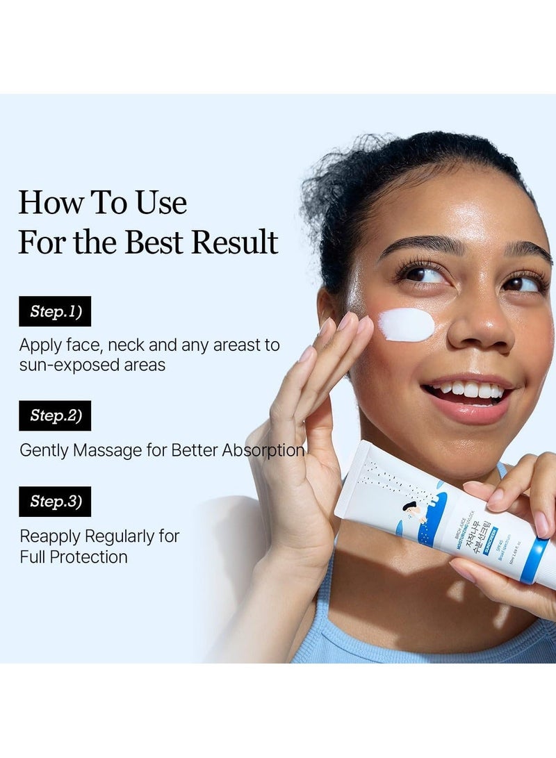 راوند لاب واقي شمس بعصارة البتولا المرطب SPF50+ PA++++ حجم 50 مل واقي شمس مرطب للوجه مع حماية من الأشعة فوق البنفسجية - Image 4