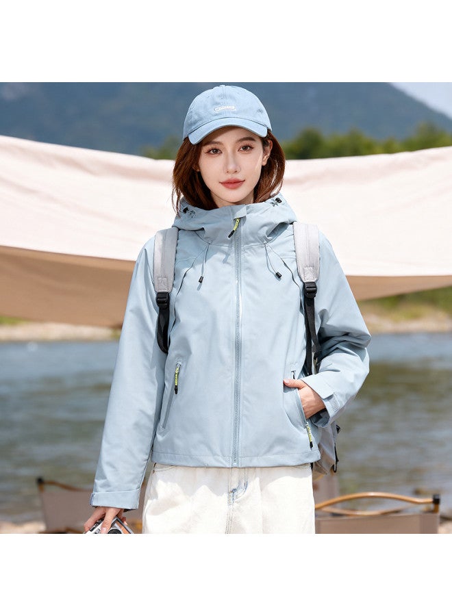 Fapai Women's Casual Outdoor Fleece Jacket Two-piece Set Hooded Jacket For Women - Image 4