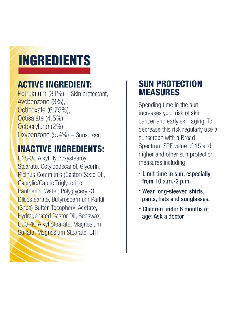 Aquaphor Lip Protectant and Sunscreen Ointment - Broad Spectrum SPF 30 - Relieves Chapped Lips - .35 fl. Oz. Tube - Image 4