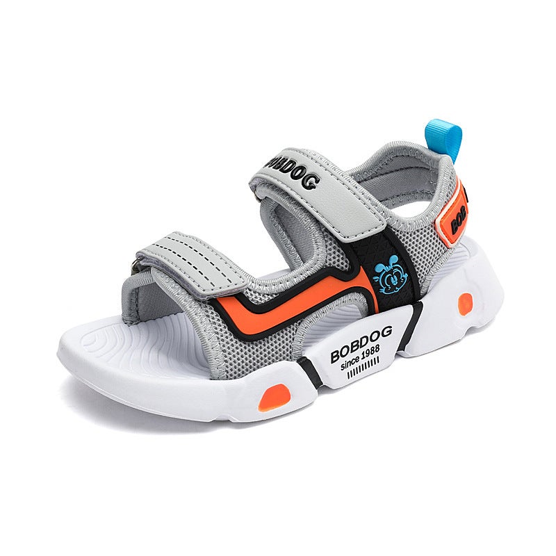 Babudou Kidsren'S Shoes, Boys' Sandals, Summer Open-Toe Soft-Soled Kidsren'S Beach Shoes Medium And Large Kidsren'S Casual Shoes - Image 1