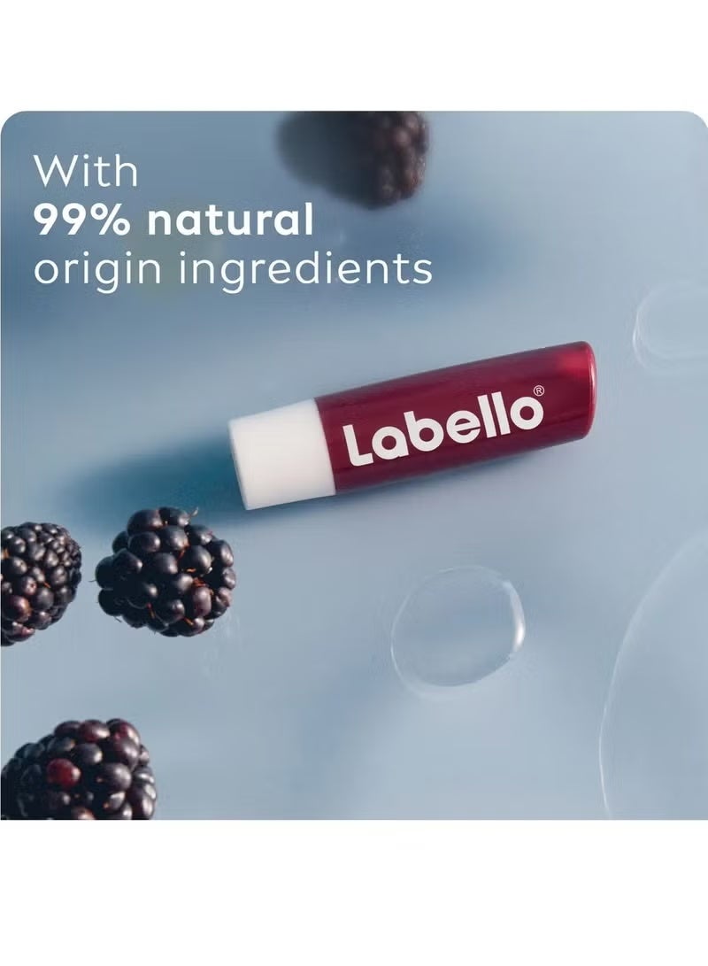 Labello Blackberry Shine Lip Balm – Moisturizing Lip Care – 4.8g - Image 2
