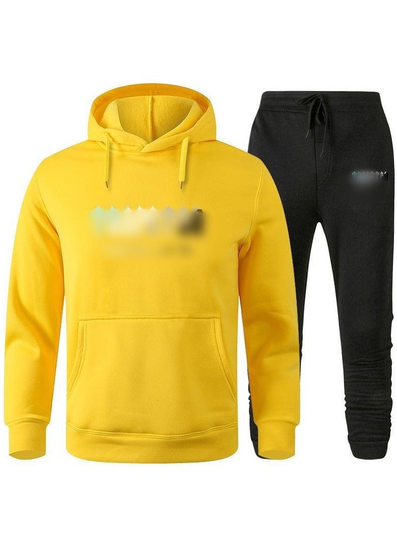 KUYING Men's loose sportswear and sports pants two-piece set  - Image 1