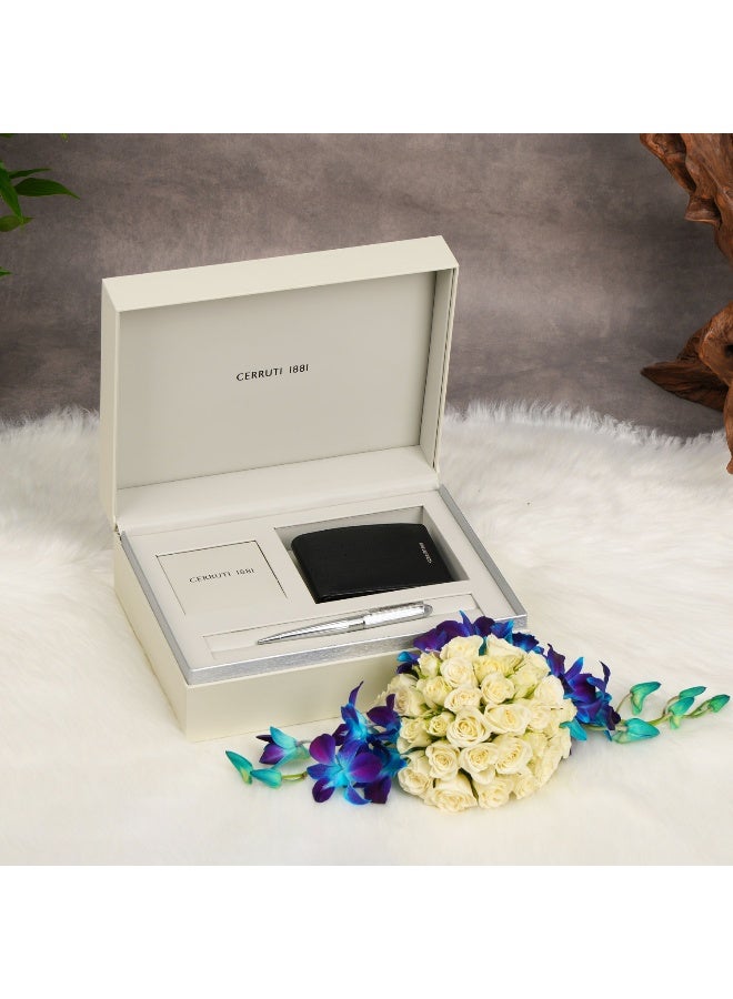 Ferns N Petals Wallet N Pen Gift Set For Him By Cerruti 