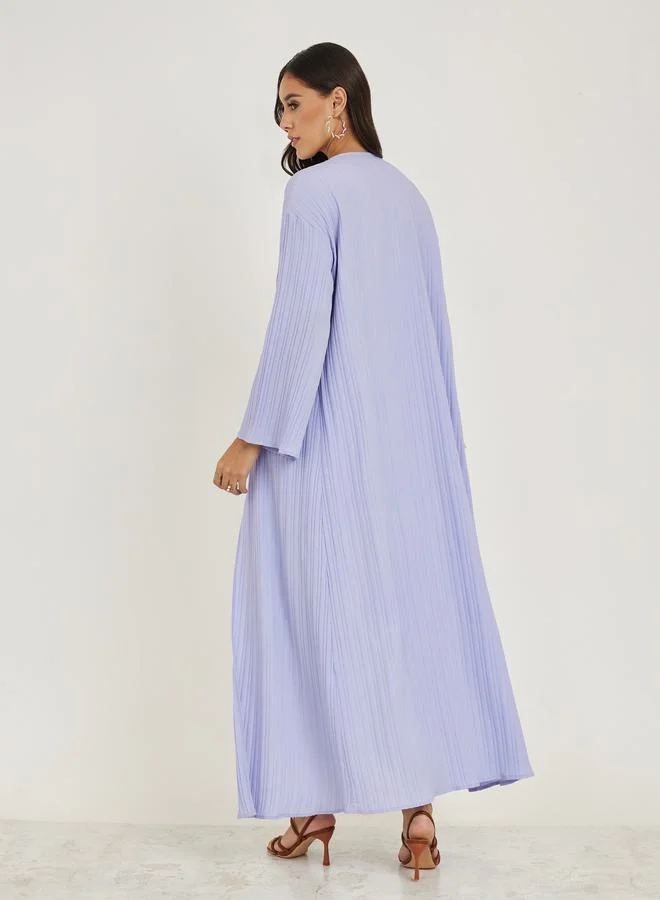 ستايلي Textured Regular Fit Maxi Length Kimono