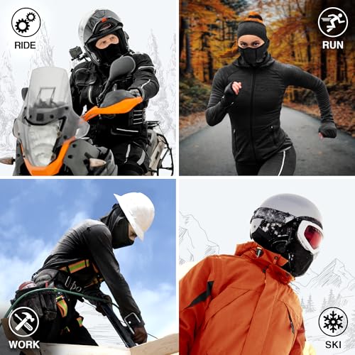 GearTOP Balaclava Ski Masks for Men and Women, Winter Face Mask - Perfect for Snowboard, Motorcycle and Winter Balaclava - Image 4