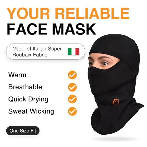 GearTOP Balaclava Ski Masks for Men and Women, Winter Face Mask - Perfect for Snowboard, Motorcycle and Winter Balaclava - Image 3