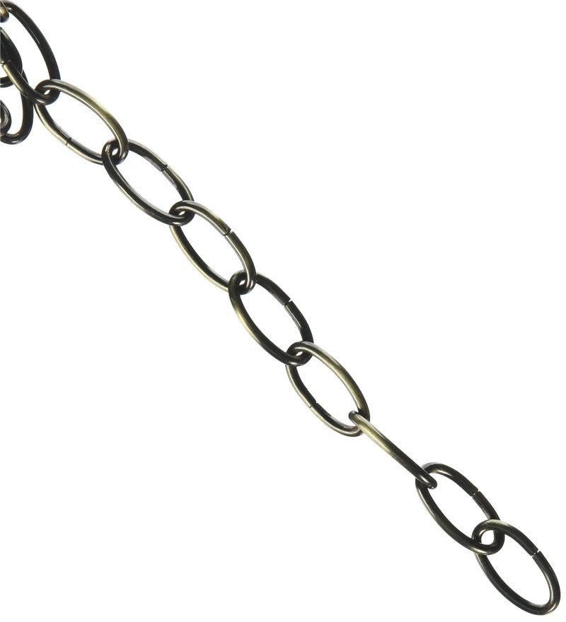 Livex Lighting 5607-01 Accessories Light Standard Decorative Chain, Antique Brass - Image 1
