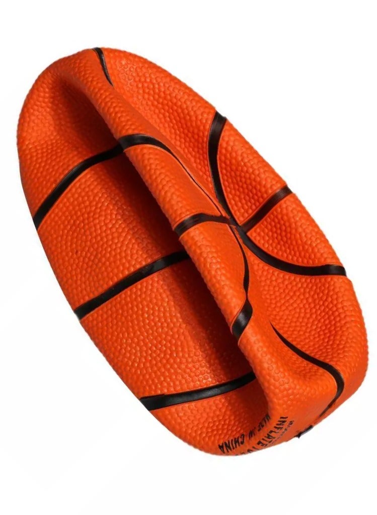 مخطوطات كرة سلة رسمية عالية الجودة، مقاس 7، مناسبة للاستخدام الداخلي/الخارجي، برتقالية - Image 5