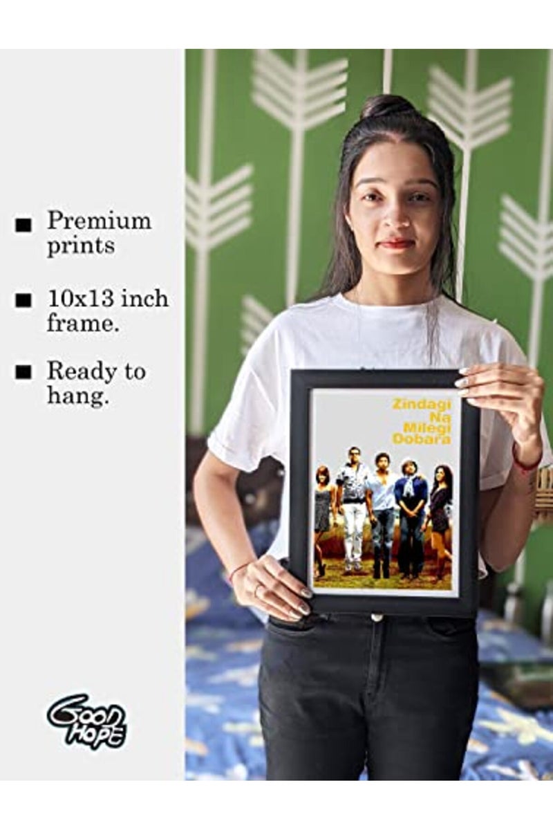 GRAY WALL Zindagi Na Milegi Dobara Framed Poster - Image 5