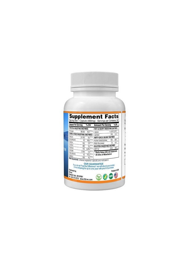 E3LIVE E3 Enzymes 90ct 460mg - Image 2