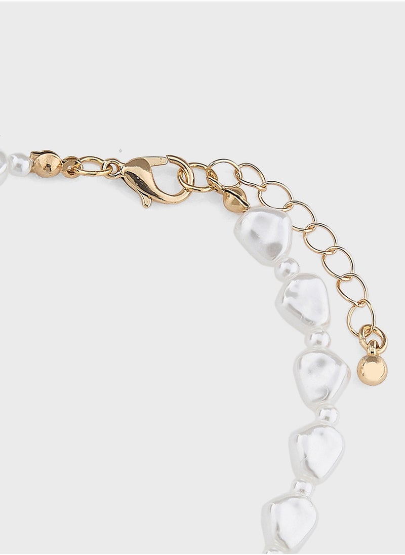 Ginger 2 Pack Heart Charm Anklet  - Image 5