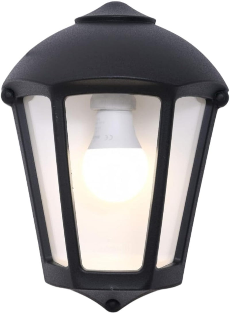 PRIME SOLE Modern Outdoor Wall Lantern with Frosted Glass Panels, Weather Resistant Exterior Sconce for Porch, Patio and Entryway, LED Compatible Up-Down Lighting Decorative Security Fixture, outdoor wall light - Image 1