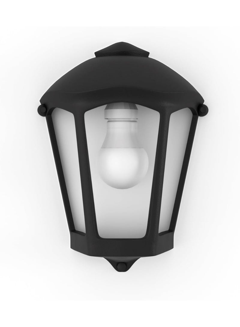 PRIME SOLE Modern Outdoor Wall Lantern with Frosted Glass Panels, Weather Resistant Exterior Sconce for Porch, Patio and Entryway, LED Compatible Up-Down Lighting Decorative Security Fixture, outdoor wall light - Image 2