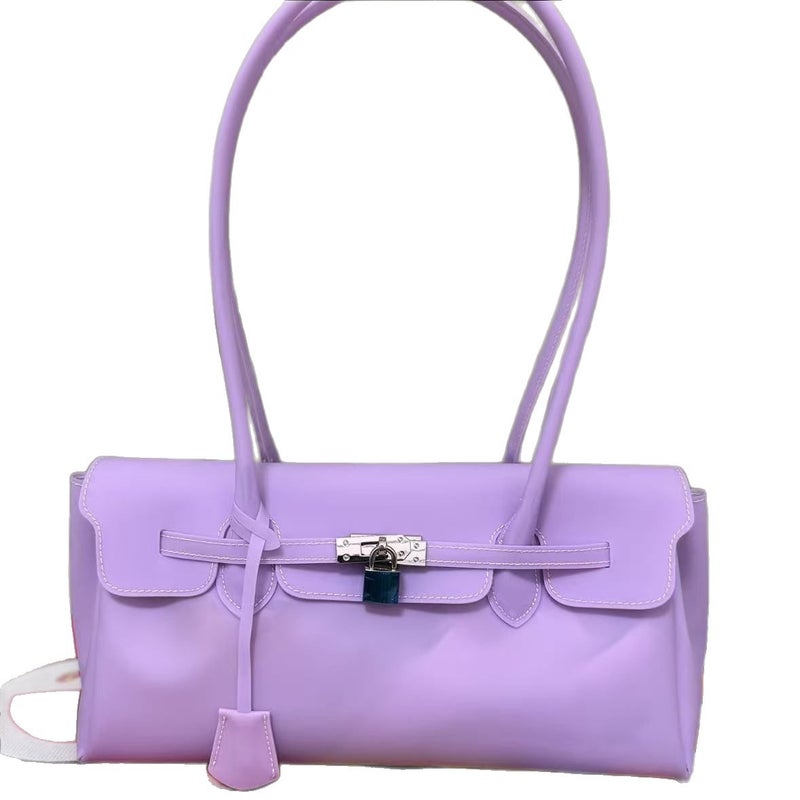 2026 Horizontal Jelly Lock Bucket Bag - Image 1