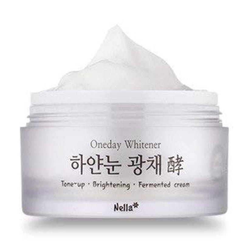 Nella Whitening and Brightening ToneUp Cream Fermented Natural Ingredients Korean Beauty 50 ml